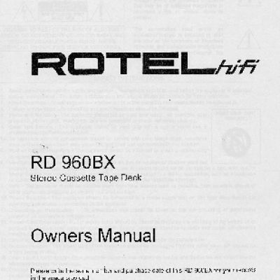 ROTEL RD960BX