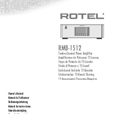 ROTEL RMB-1512
