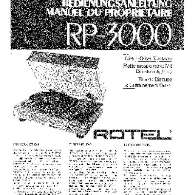 ROTEL RP3000