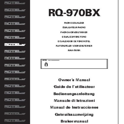 ROTEL RQ970BX