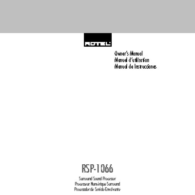 ROTEL RSP1066