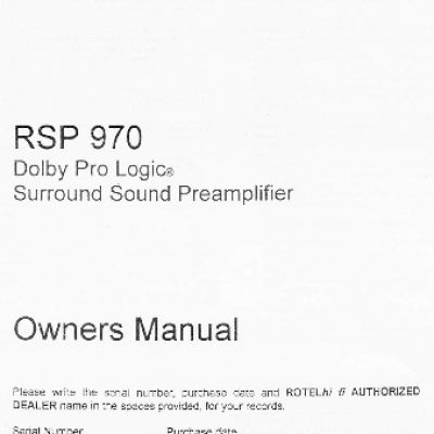 ROTEL RSP970