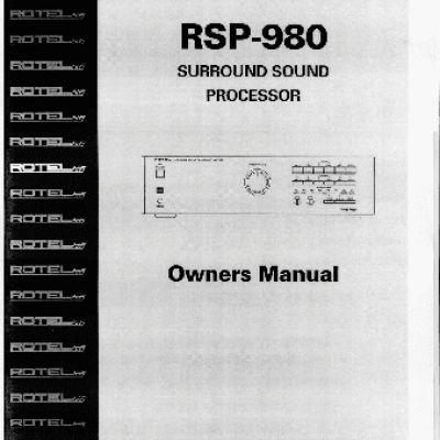 ROTEL RSP980