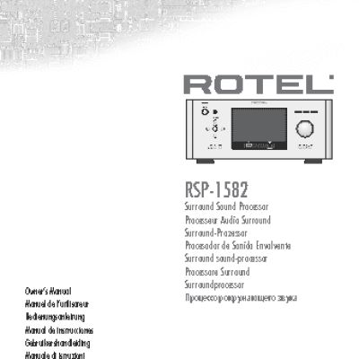 ROTEL RSP-1582