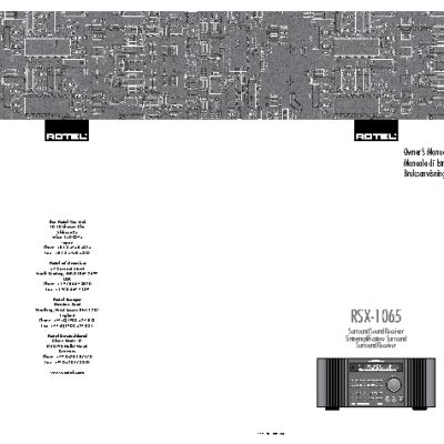 ROTEL RSX1065