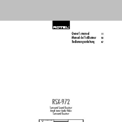 ROTEL RSX972