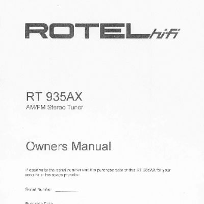ROTEL RT935AX