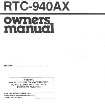 ROTEL RTC940AX