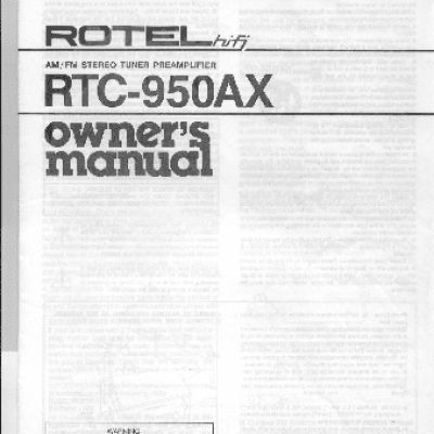 ROTEL RTC950AX