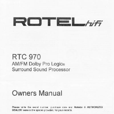 ROTEL RTC970