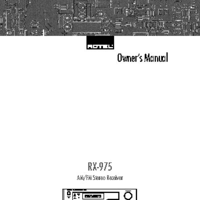 ROTEL RX975