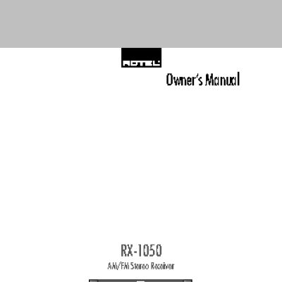 ROTEL RX-1050