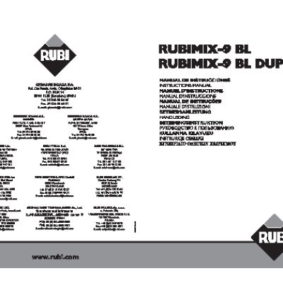 RUBI RUBIMIX-9 BL PLUS