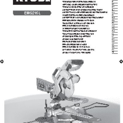 RYOBI EMS216L 1200 Вт