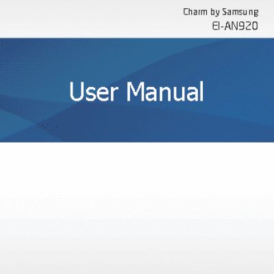 SAMSUNG Charm (EI-AN920BBEGRU)