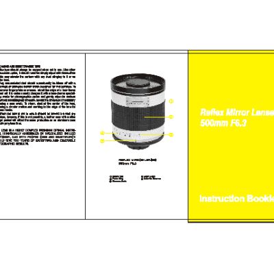 SAMYANG 500mm f/6.3 Mirror T-mount