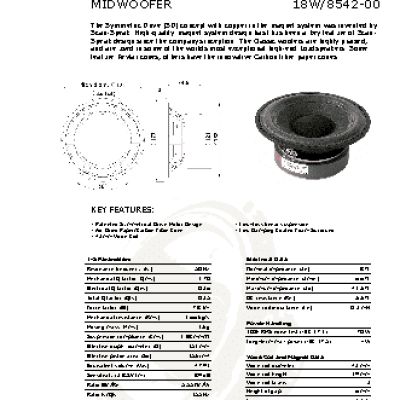 SCANSPEAK 18W/8542-00