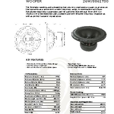 SCANSPEAK 26W/8861T00