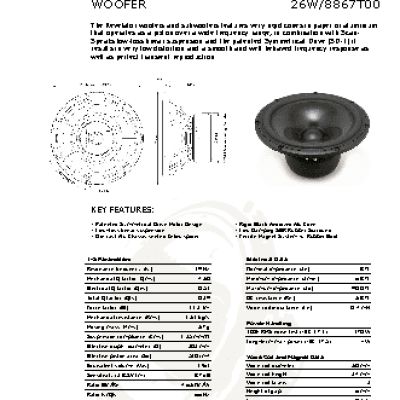 SCANSPEAK 26W/8867T00