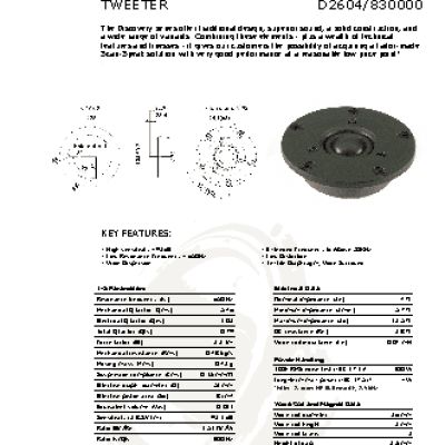 SCANSPEAK D2604/830000
