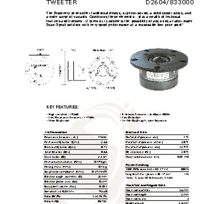 SCANSPEAK D2604/833000