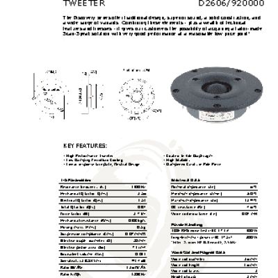 SCANSPEAK D2606/920000