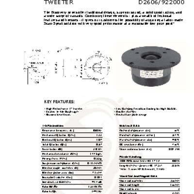 SCANSPEAK D2606/922000