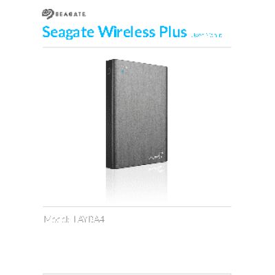 SEAGATE 500Gb Wireless Plus STCV500200