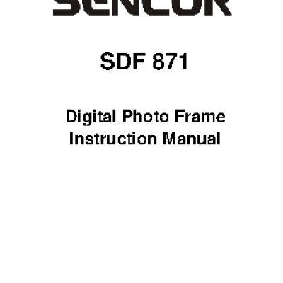 SENCOR SDF 871 B