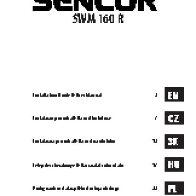 SENCOR SWM 160 R