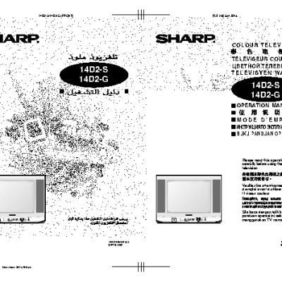 SHARP 14D2-S / 14D2-G