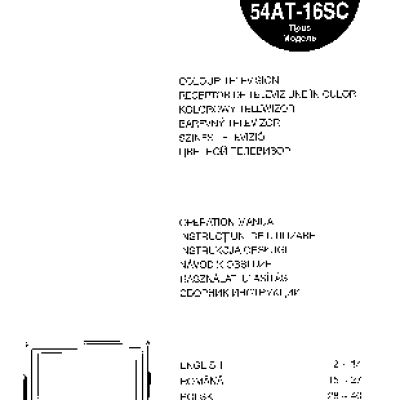 SHARP 54AT-15SC / 54AT-16SC
