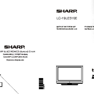 SHARP LC-19LE510E