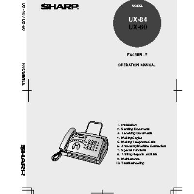SHARP UX-84