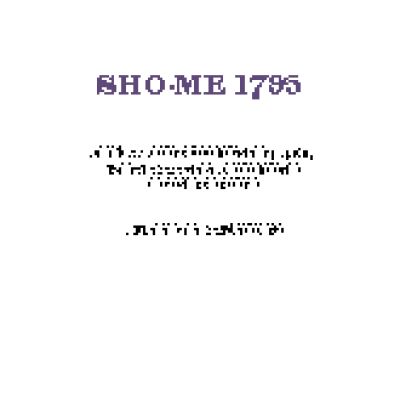 SHO-ME 1795