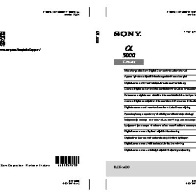 SONY Alpha ILCE-5000 Kit 16-50