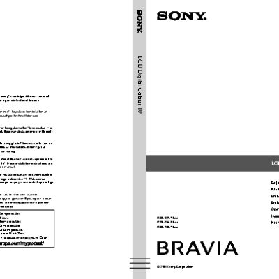 SONY BRAVIA KDL-32L4000