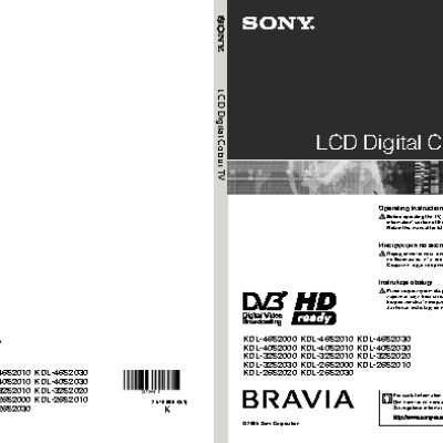 SONY BRAVIA KDL-40S2000