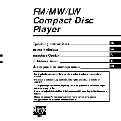 SONY CDX-3900R / CDX-4000R(RV)(RX)