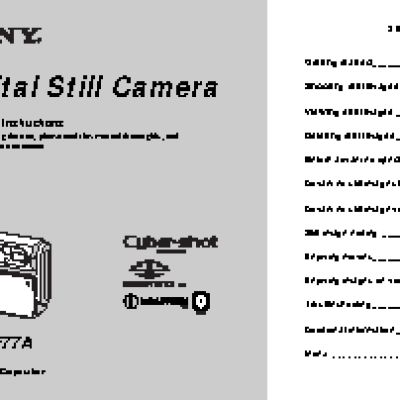 SONY Cyber-Shot DSC-F77A