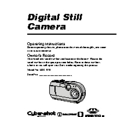 SONY Cyber-shot DSC-P20