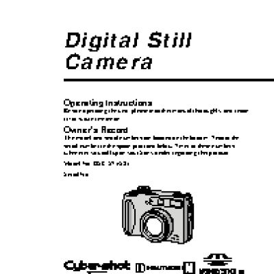 SONY Cyber-Shot DSC-S85