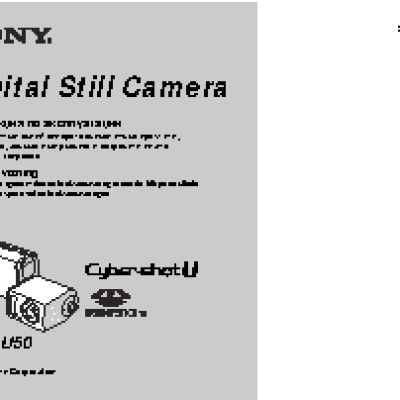 SONY Cyber-Shot DSC-U50