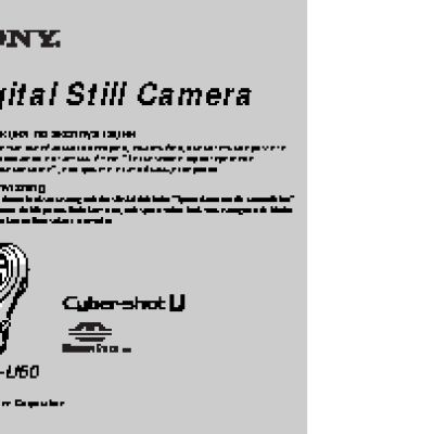 SONY Cyber-Shot DSC-U60