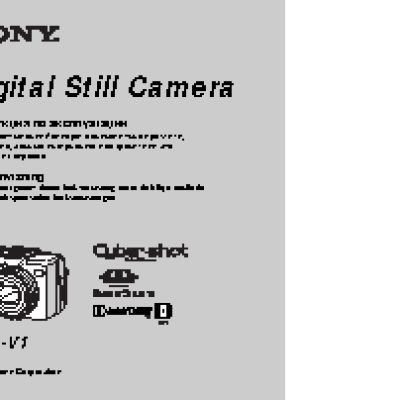 SONY Cyber-Shot DSC-V1