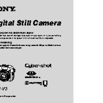 SONY Cyber-Shot DSC-V3