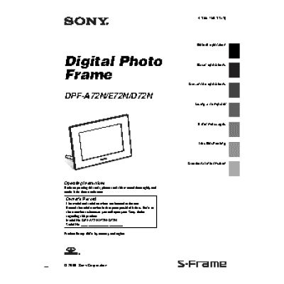 SONY DPF-A72N