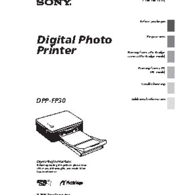 SONY DPP-FP30