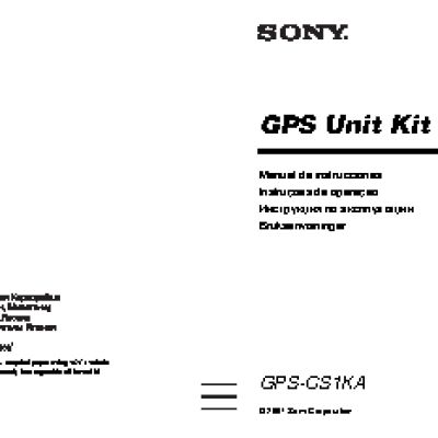 SONY GPS-CS1KA
