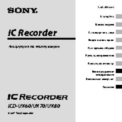 SONY ICD-UX60